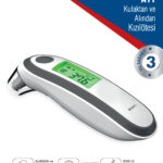 A11 Geniş Ekranlı Kulaktan Ve Alından Dijital Temassız Ateş Ölçer