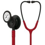 3M Littmann Classic Iıı Stetoskop 5868, Siyah Dinleme Çanı, 27 Inç, Bordo Hortum