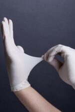 Has-Pet Haspet Lateks Muayene Eldiveni Pudralı Beyaz M Beden 100 Adet - Görsel 2