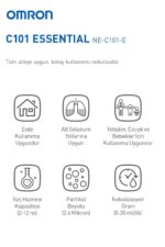 C101 Essential Compressor Nebulizatör - Görsel 3