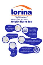 Lorina Lorina Belbantlı Hasta Bezi Large 30'Lu 120 Adet - Görsel 3