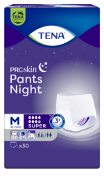 Tena ProSkin Pants Night Medium Orta Beden Gece için Süper Emici Külot 30 lu paket